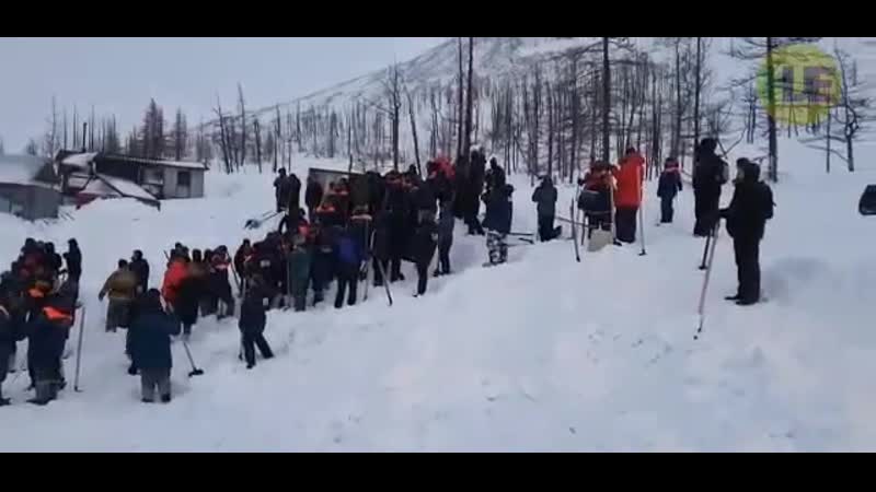 В норильске на горнолыжную базу «гора отдельная» обрушилась снежная лавина