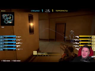 [claynese show] какой то лютый читер с валлхаком в csgo патруль