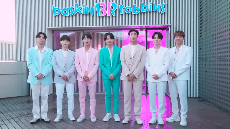 [배스킨라빈스 x bts] 메이킹필름 런칭광고편 (making film 1) mp4