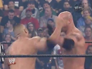 Backlash 2003 goldberg vs the rock