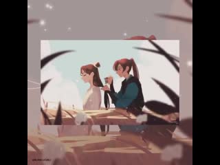 Husky and his white cat shizun