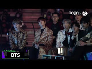 [2019mama x m2] 방탄소년단(bts) at 아티스트 존(artist zone)