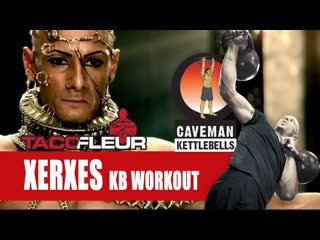 Advanced double kettlebell workout xerxes by crossfit level 1 trainer (видео с канала cavemantraining)