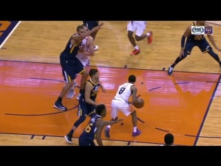 Josh jackson hangs on the rim after nifty feed from tyler ulis