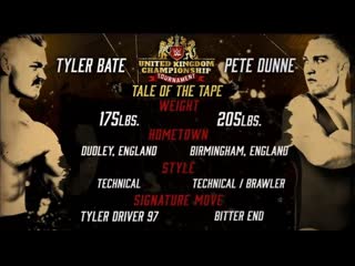 Tyler bate vs pete dunne