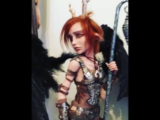 And there's a madrigal too!!! ❤❤❤ so so beautiful also by claire ashley aka shadowsculpt on etsy, also commissioned by @jimdiba