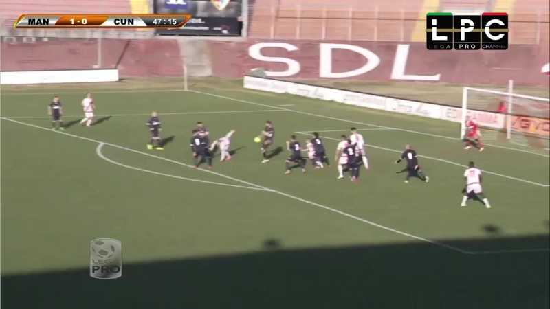 Италия лега про группа a тур 23,мантова 2 0 кунео голевая гонци (2 й гол)