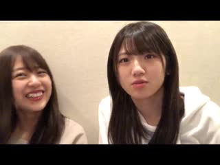 (190117) showroom shinozaki ayana/murayama yuiri