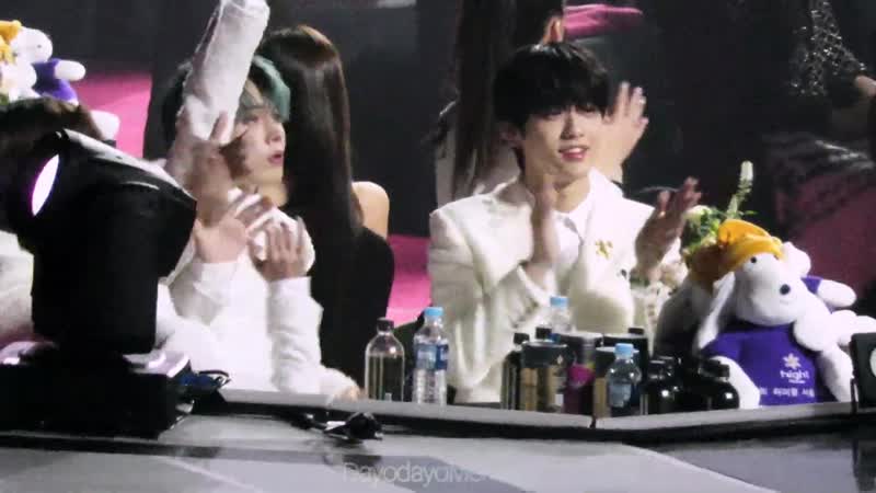 200130 sma 서울가요대상 bts 본상 수상소감 vcr 리액션 투모로우바이투게더(txt)