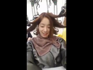 170407 eunjung instagram live