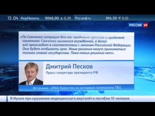 Путин пока не собирается отпускать или обменивать савченко