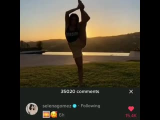 Selena gomez commented on addison rae's post in tik tok