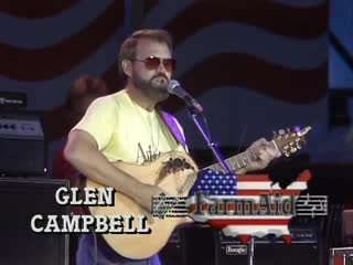 Glen campbell rhinestone cowboy and galveston (live at farm aid 1985)