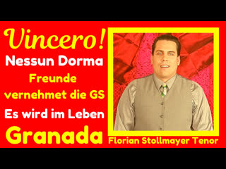 Vincero! finale aus nessun dorma, postillion von lonjumeau # florian stollmayer tenor 2019