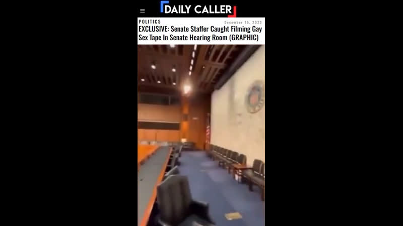 Сенат сша стал съёмочной площадкой для гей порно