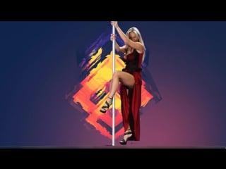 Valentina red riding hood dance pole