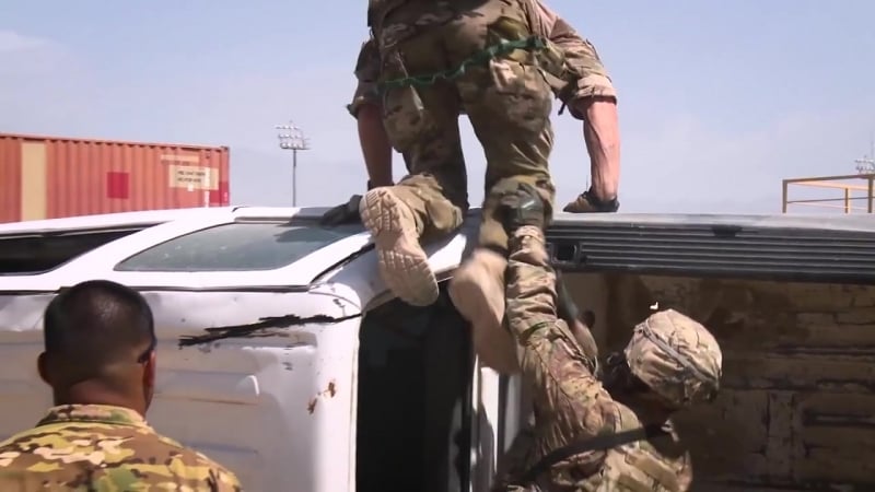 Bagram pararescue mass casualty exercise