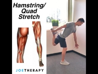 Hamstring and quad stretch!