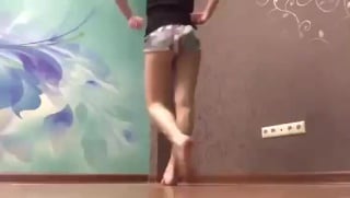 Barely legal slow motion twerk