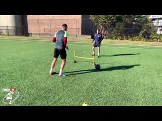 Full training session (raw) for a centre back midfielder joner 1on1 football обрезка 02