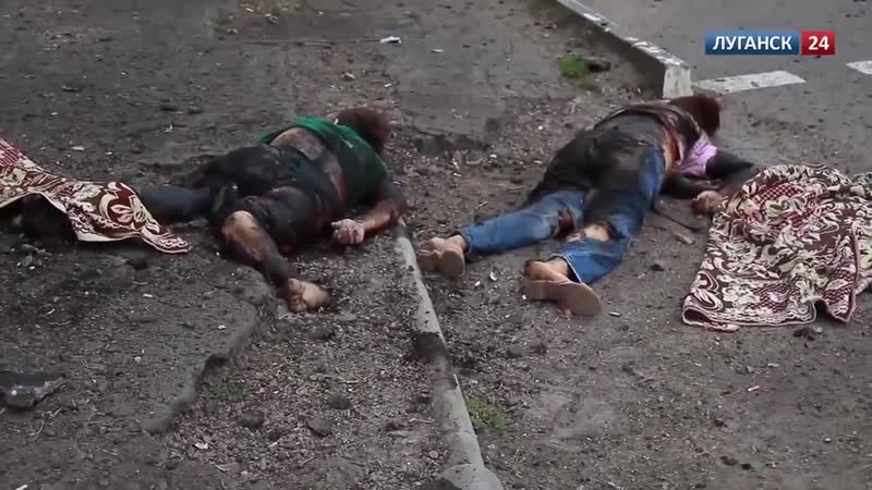 Обстрел луганска украинскими молодые
