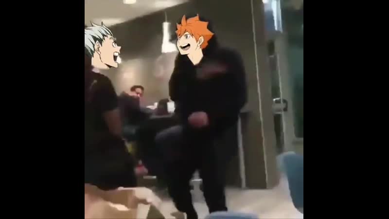 Hinata meeting bokuto and atsumu at msby tryout