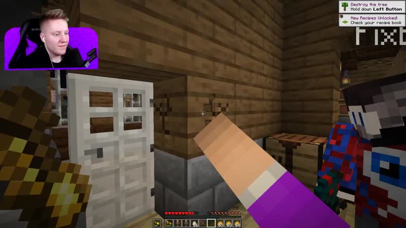 [поззи] скрафтил пушку из еды в майнкрафт