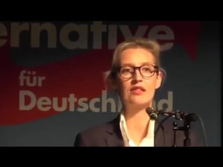 Dr alice weidel afd deutsche haben keine lust mehr auf die von merkel geschaffenen probleme