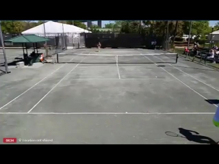 The practice of genie bouchard and madison keys charleston