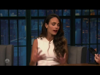 Jordana brewster sexy late night with seth meyers 9 20 2016