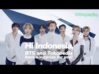 Hi indonesia ! tokopediaxbts