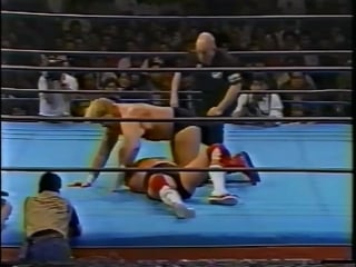 Stan hansen/dan spivey vs steve williams/terry gordy