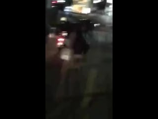 [lq fancam] 160428 sm building @ exo's baekhyun, chanyeol