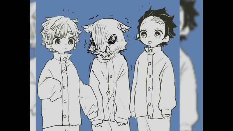 Tanjirou x zenitsu x inosuke (yaoi) (720p) mp4