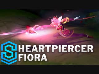 Heartpiercer fiora skin spotlight pre release league of legends