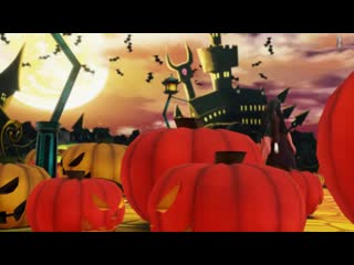 【mmd】『happy halloween』【鏡音リン】禰豆子【鬼滅の刃】1080p