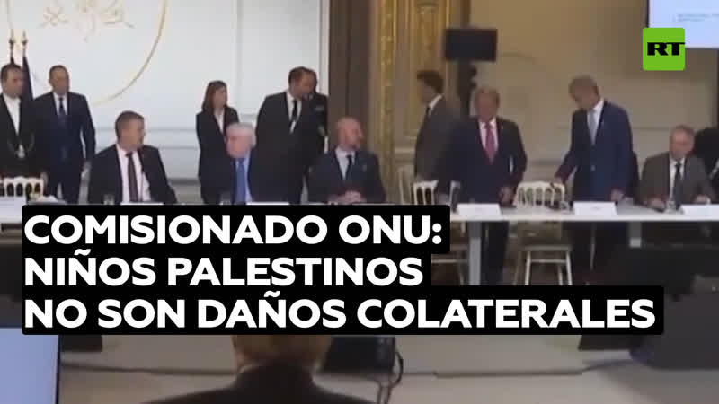 Comisionado de la onu miles de niños palestinos asesinados no pueden ser daños colaterales
