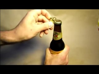 Key bottle opener