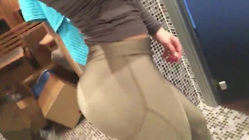 Лосины бежевые пуш ап