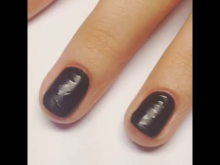 Тигровый маникюр шеллак