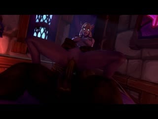 Yrel / irel (draenei) x orc the last night; oral sex; blowjob; riding; vaginal fucked; 3d sex porno hentai [world of warcraft]