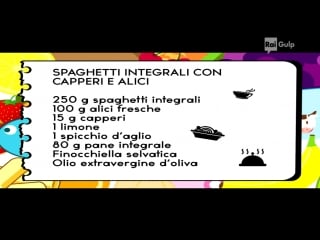 Ep 31 (spaghetti integrali con cappelli e alici)