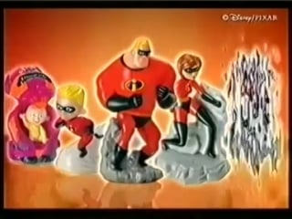 Реклама киндер сюрприза 2005г "суперсемейка" ("the incredibles") чешская республика