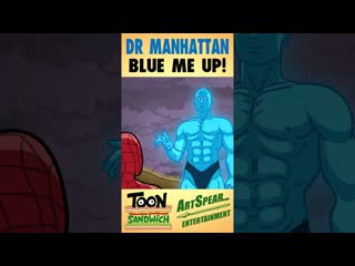Watchmen vs x men toon sandwich #funny #animation #drmanhattan #marvel #xmen