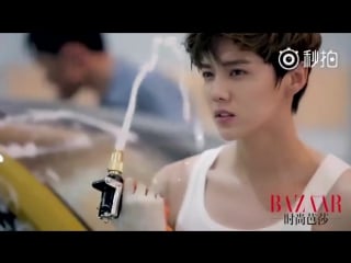 160725 harpers bazaar 《时尚芭莎》 photoshoot behind the scenes (full ver ) luhan