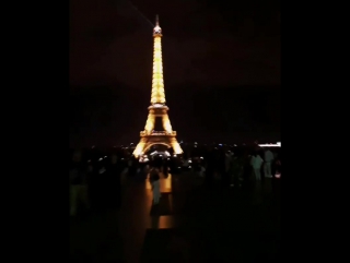 🗼 vu de place de trocadero paris ! 🌠🎈 париж 27 06 2017