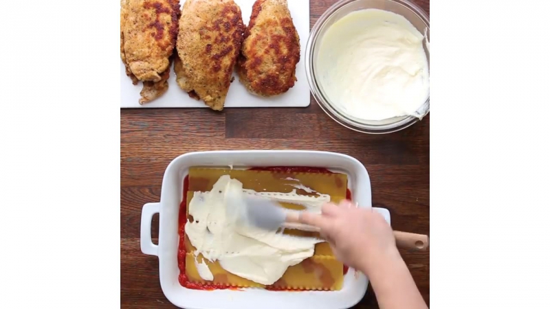Chicken porn video – Chicken parm lasagna afdgqjkazgc