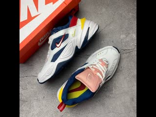 Nike m2k tekno blue force summit white chrome yellow ao3108 402