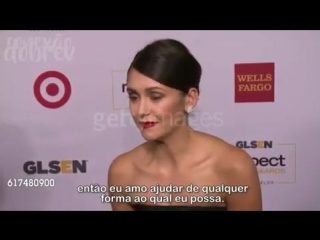 (legendado) nina dobrev no evento glsen