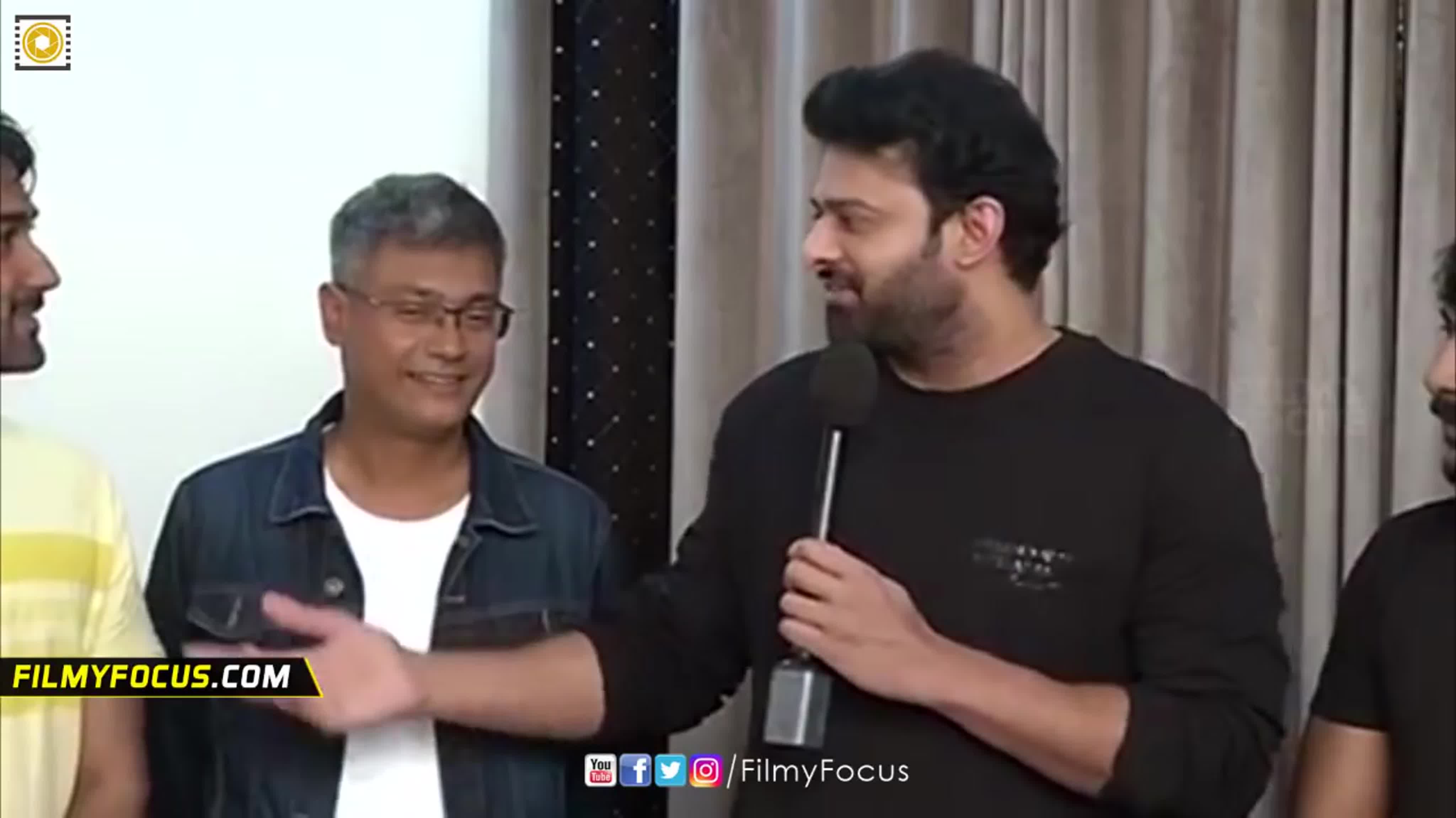 Prabhas best wishes to paper boy movie team